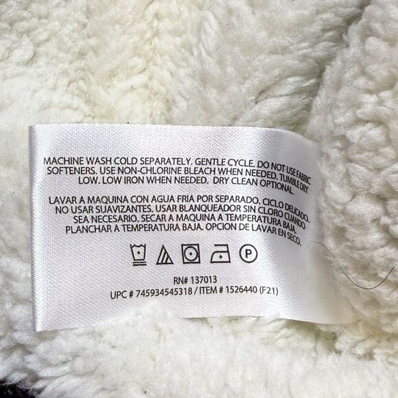 Orvis Men’s L Sherpa Lined Quarter Zip Sweater Jacket Gray Fleece Pullover - Picture 4 of 7